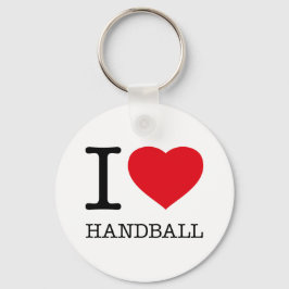 I LIEBE HANDBALL SCHLÜSSELANHÄNGER