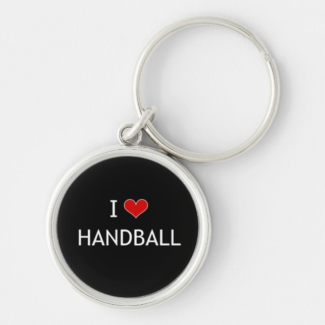 I Liebe Handball Schlüsselanhänger (Vorne)