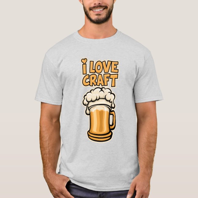 I Liebe Handboote T-Shirt (Vorderseite)