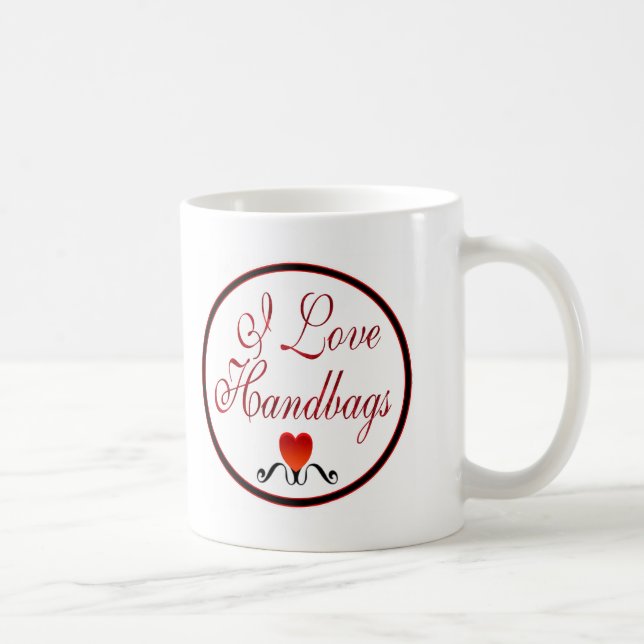 I Liebe-Handtaschen Kaffeetasse (Rechts)