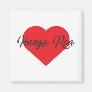 I Liebe Hanga Roa - Osterinsel Magnet