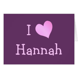 I Liebe Hannah
