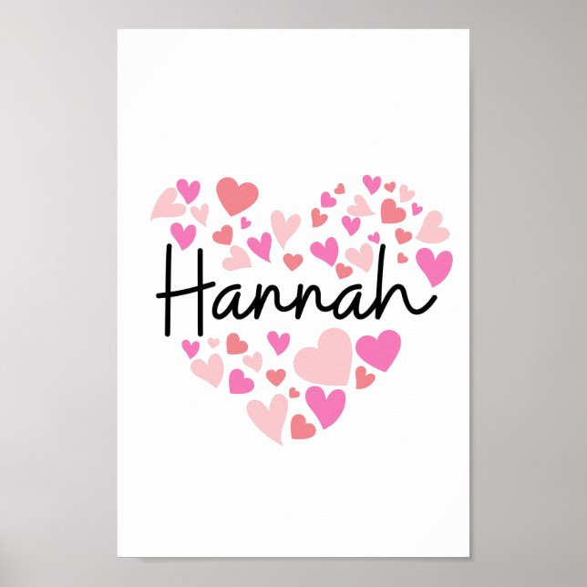 I Liebe Hannah Poster (Vorne)