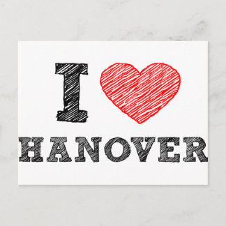 I Liebe Hannover Postkarte