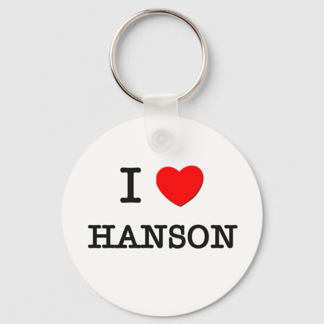 I Liebe Hanson Schlüsselanhänger (Vorderseite)
