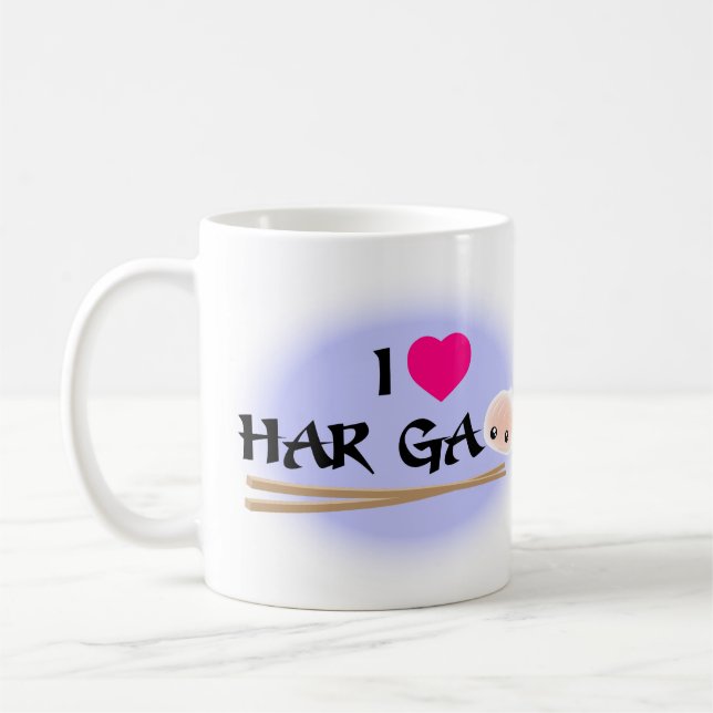 I Liebe Har Gao (Garnelenknödel) Kaffee Tasse (Links)
