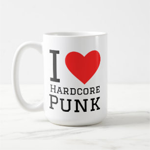 I Liebe hardcore Punk Kaffeetasse