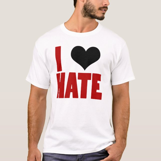 I Liebe-Hass T-Shirt (Vorderseite)
