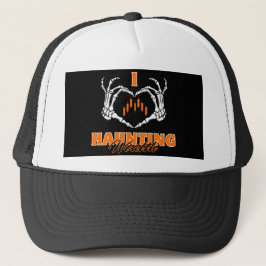 I Liebe Haunting™ Stake in Shadows Truckerkappe