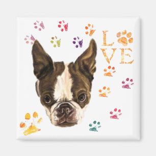I Liebe Haustiere - Niedliche Welpen - Farbige Spu Magnet