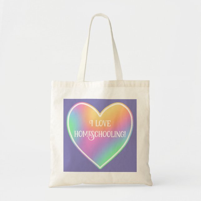 I Liebe Hausunterricht Herztote Tasche (Vorne)