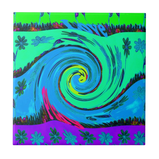 I Liebe Hawai.png Fliese (Vorderseite)