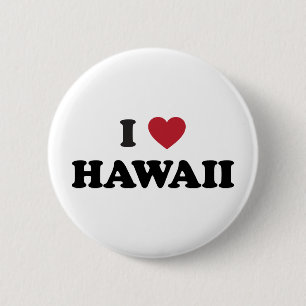 I Liebe Hawaii Button