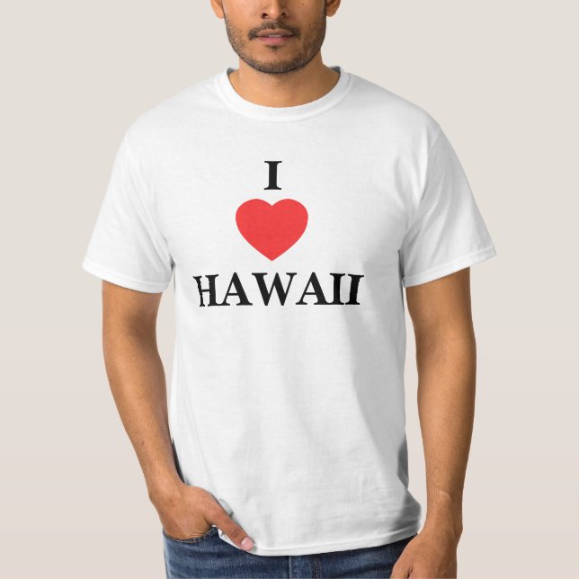 I Liebe Hawaii Shirt (Vorderseite)