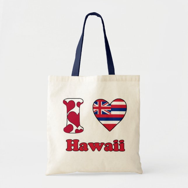 I Liebe Hawaii Tragetasche (Vorne)
