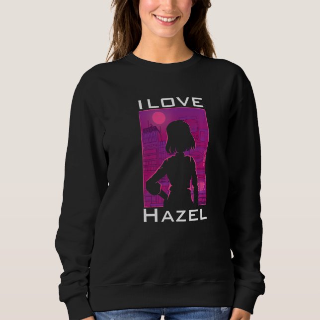 I Liebe Hazel Premium Sweatshirt (Vorderseite)