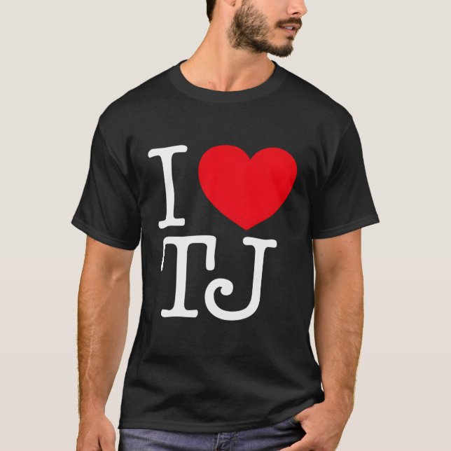 I Liebe He Tj T-Shirt (Vorderseite)
