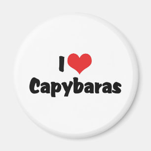 I Liebe Heart Capybaras Magnet