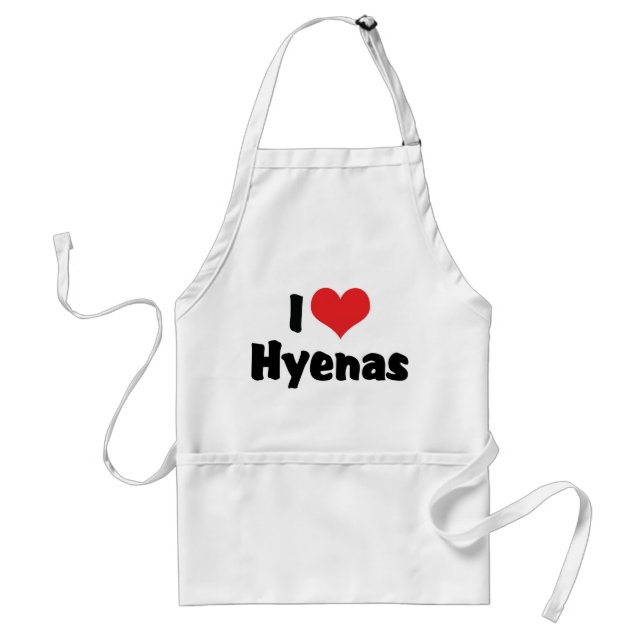 I Liebe Heart Hyenas Schürze (Vorne)