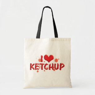 I Liebe Heart Ketchup - Catsup Lover Tragetasche