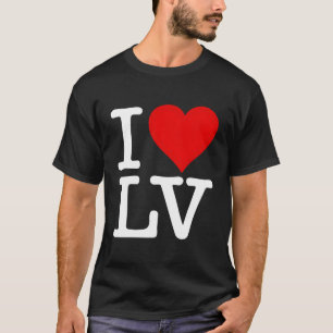 I Liebe Heart Las Vegas Nevada Lv T-Shirt