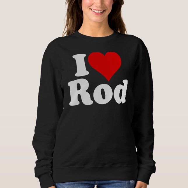 I LIEBE HEART ROD RODNEY RODERICK SWEATSHIRT (Vorderseite)