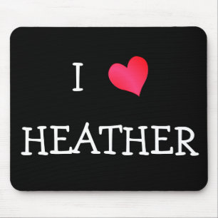 I Liebe Heather Mousepad
