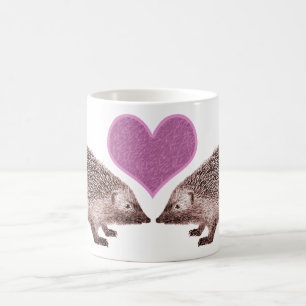 I Liebe Hedgies - zwei Igel auf einer Tasse