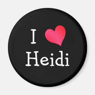 I Liebe Heidi Magnet