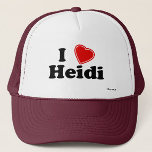 I Liebe Heidi Truckerkappe