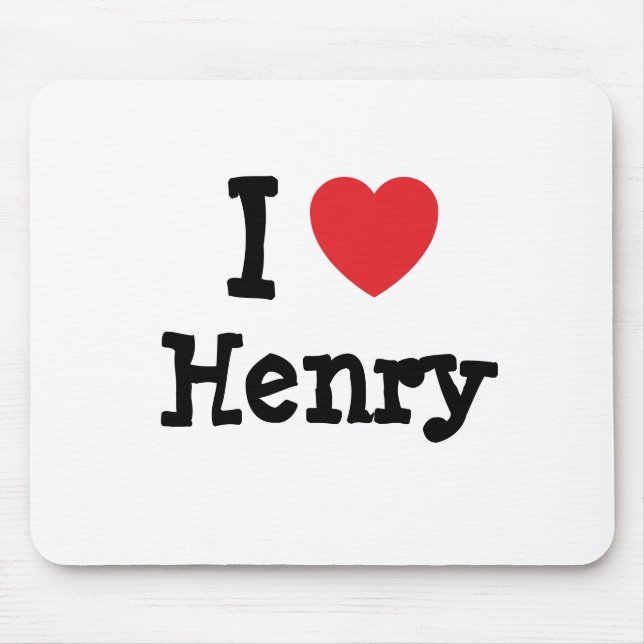 I Liebe Henry T - Shirt Mousepad (Vorne)