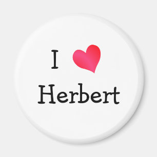 I Liebe Herbert Magnet