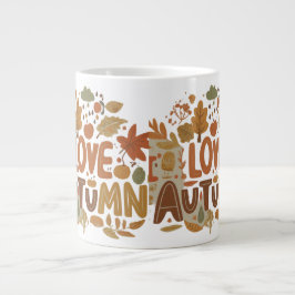 I Liebe Herbst Jumbo-Tasse