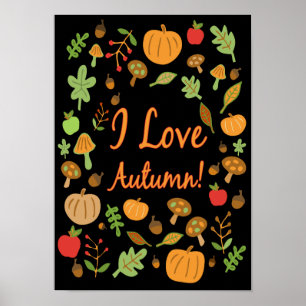 I Liebe-Herbst! Poster