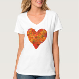 I Liebe Herbst - Rotes Aspen Leaf Herz 1 T-Shirt