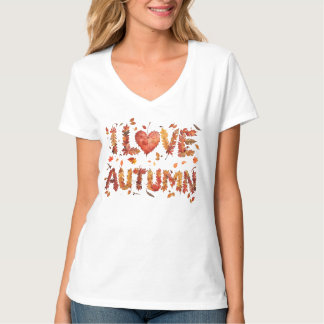 I Liebe Herbst T-Shirt