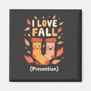 I Liebe Herbstverhütung Herbst Gemütliche Pumpkin Magnet