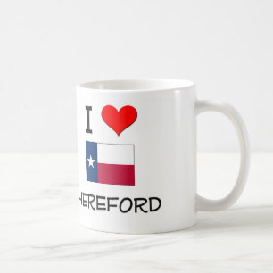 I Liebe Hereford Texas Kaffeetasse