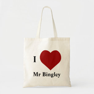 I Liebe-Herr Bingley Tragetasche