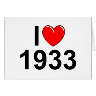 I Liebe (Herz) 1933