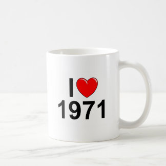 I Liebe (Herz) 1971 Kaffeetasse