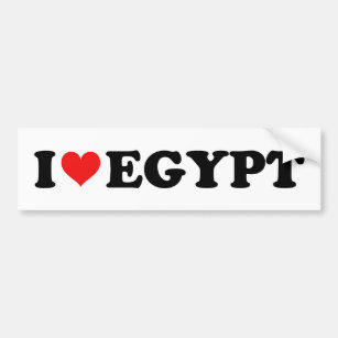 I Liebe Herz Ägypten Reisen Souvenir Autoaufkleber