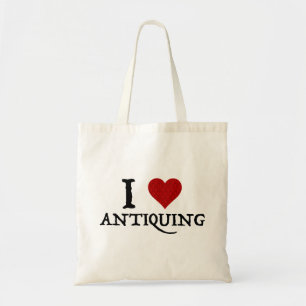 I Liebe (Herz) Antiquitäten Tragetasche