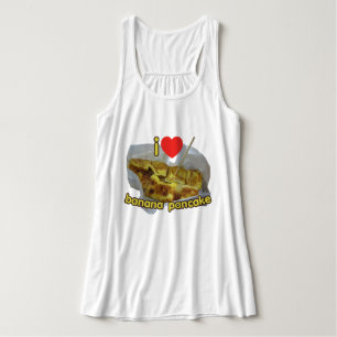 I Liebe (Herz) Banana Pancake ... Thai Street Food Tank Top