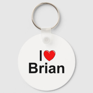 I Liebe (Herz) Brian Schlüsselanhänger