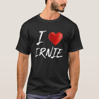 I Liebe Herz ERNIE Familienname T Shirt