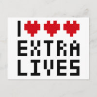 I Liebe Herz Extra Lives, Retro-Spiel Nerd Thema