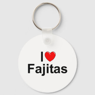I Liebe (Herz) Fajitas Schlüsselanhänger