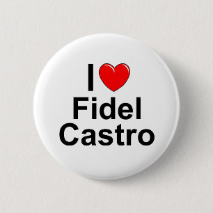I Liebe (Herz) Fidel Castro Button