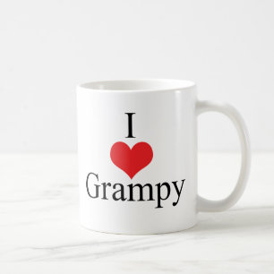 I Liebe (Herz) Grampy Kaffeetasse
